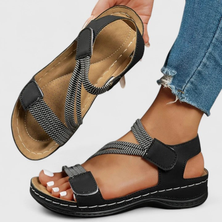 Marilyn | Elegant Cushioned Sandals with Supportive Footbed