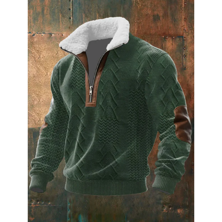 Cormac | Men's Structured Fleece Turtleneck Jumper