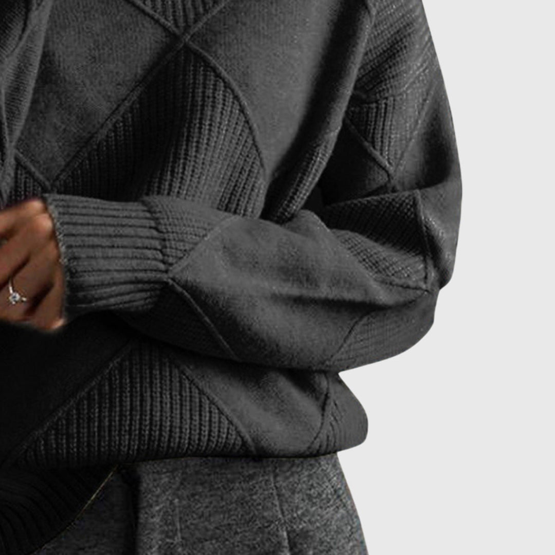 Laoise | Women's Soft Ribbed Turtleneck Jumper