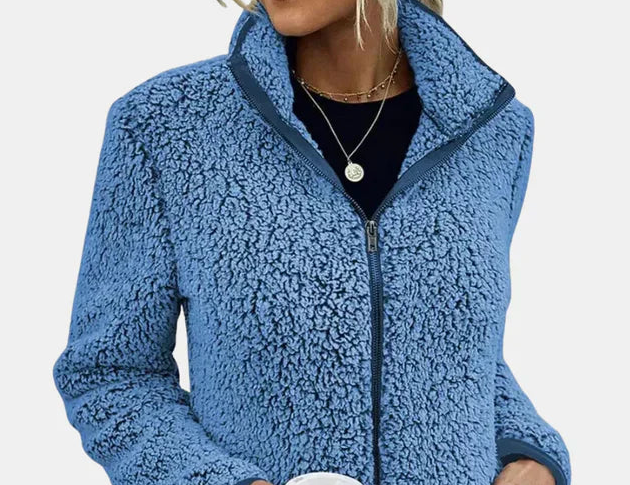 Sadhbh | Women's Relaxed Teddy Fleece Jacket