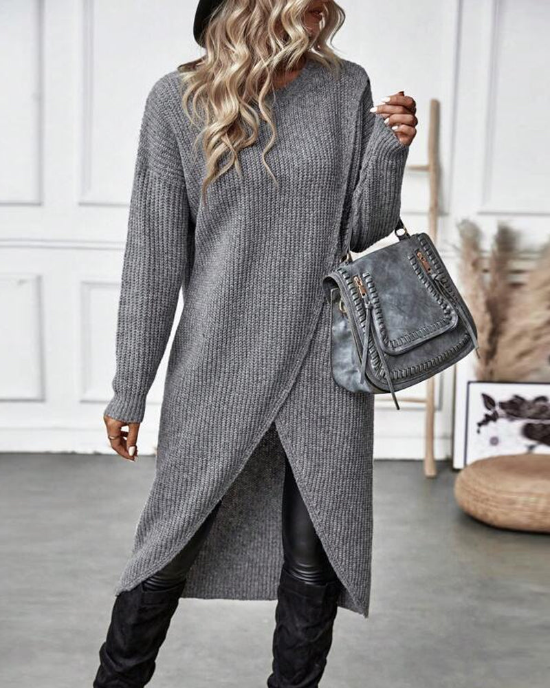 Caitlin | Women's Cozy Knit Winter Dress