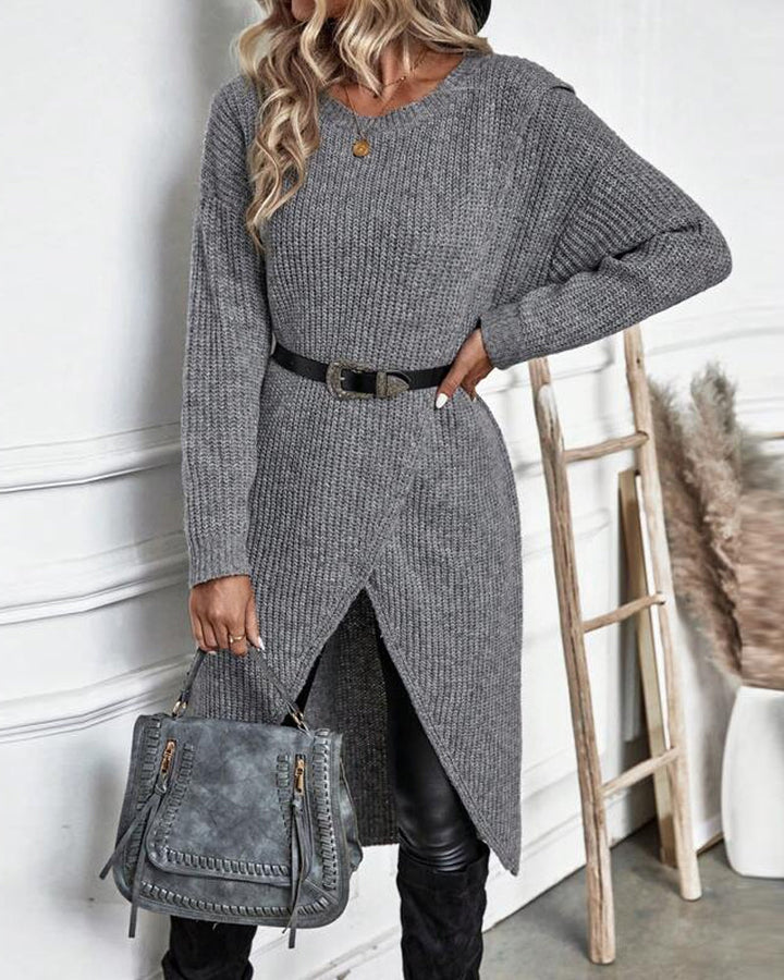 Caitlin | Women's Cozy Knit Winter Dress