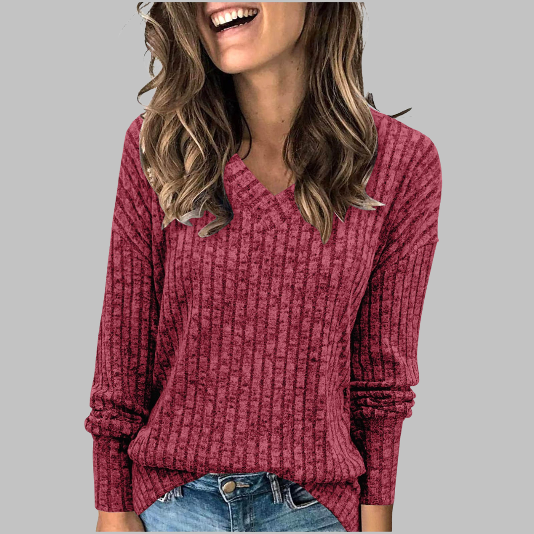 Women's Oversized Ribbed Knit Jumper