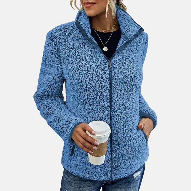 Sadhbh | Women's Relaxed Teddy Fleece Jacket