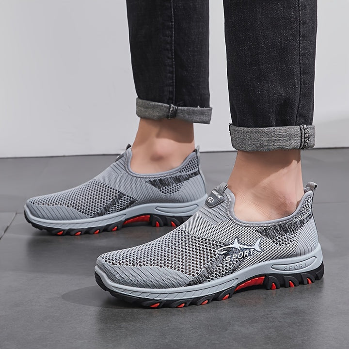 Men's Breathable Mesh Slip On Trainers 11