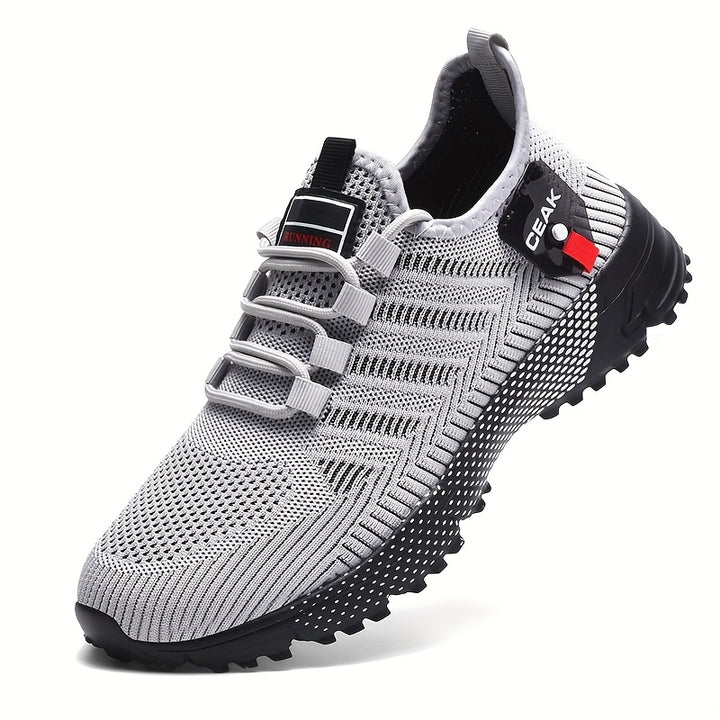Men's Breathable Mesh Cushioned Lace Up Trainers 3