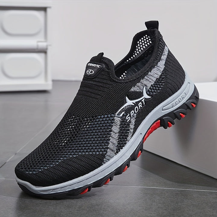 Men's Breathable Mesh Slip On Trainers 7
