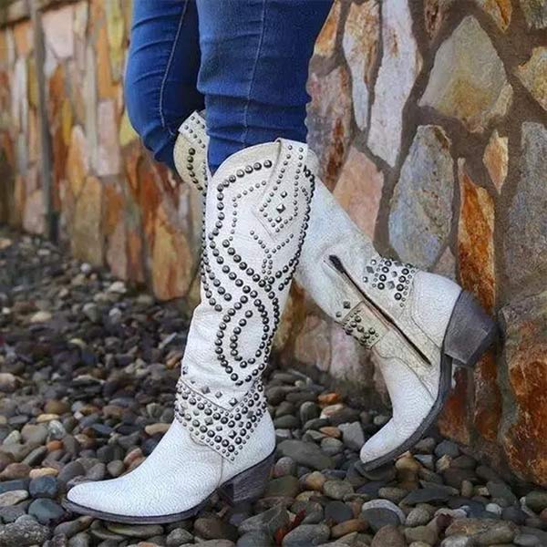 Lily | Women's Durable Western Knee-High Boots