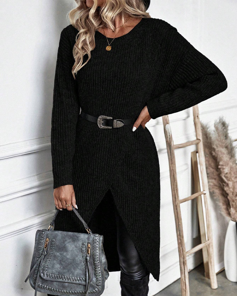 Caitlin | Women's Cozy Knit Winter Dress