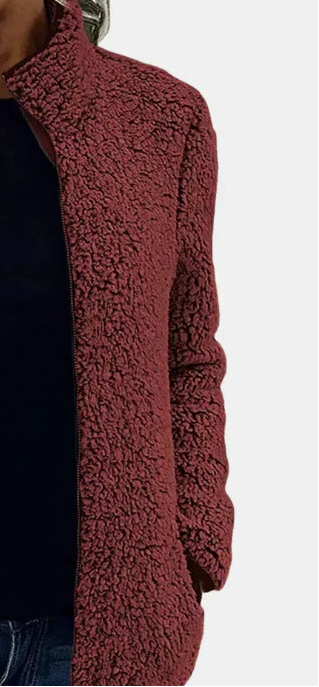 Sadhbh | Women's Relaxed Teddy Fleece Jacket