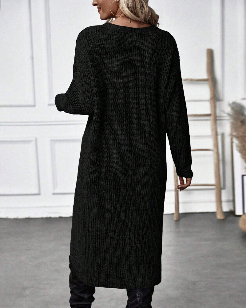 Caitlin | Women's Cozy Knit Winter Dress