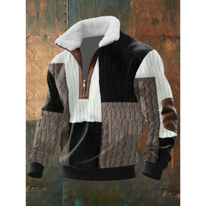 Cormac | Men's Structured Fleece Turtleneck Jumper