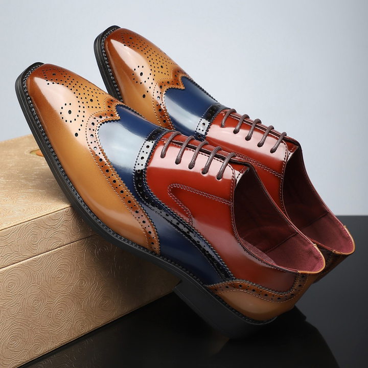 Seán | Men's Classic Wingtip Brogues with Cushioned Interior