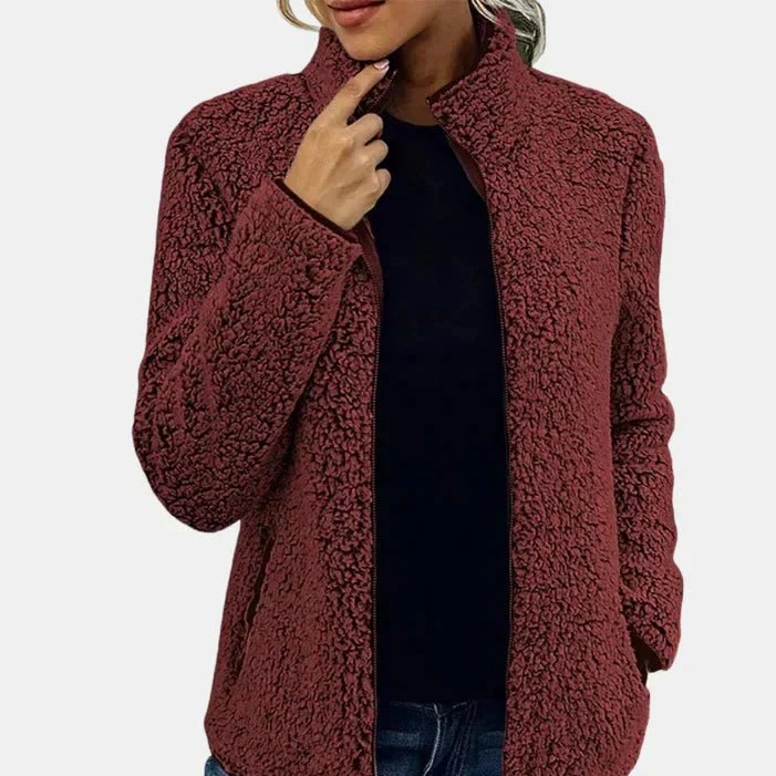 Sadhbh | Women's Relaxed Teddy Fleece Jacket