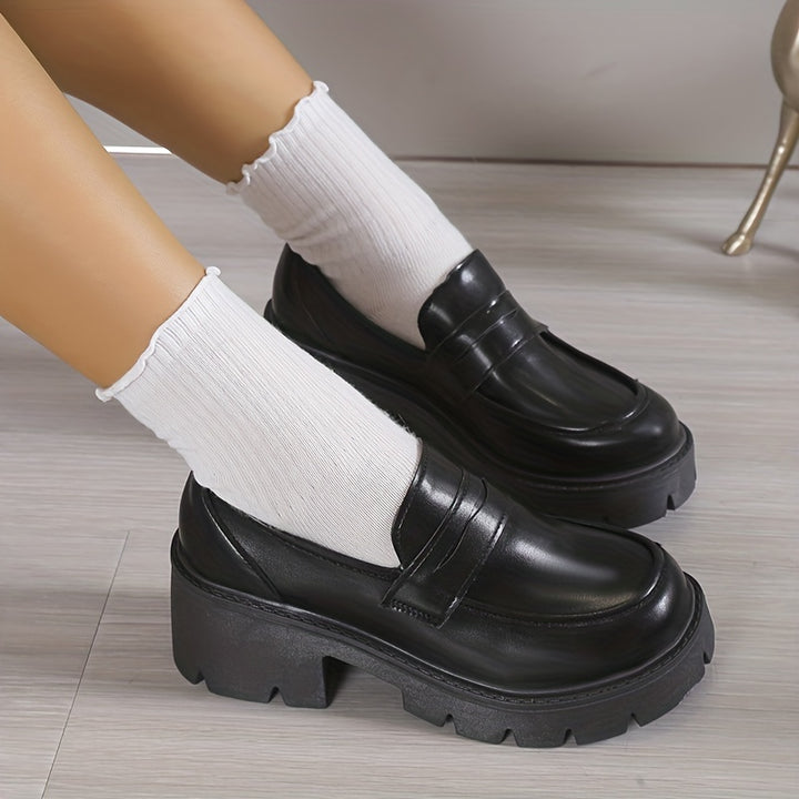 Women's Chunky Platform Penny Loafers 3