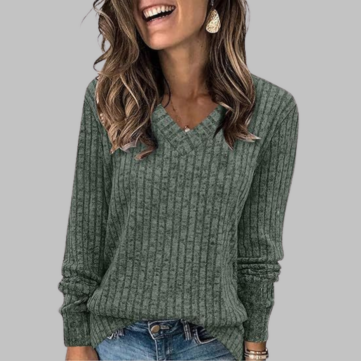 Women's Oversized Ribbed Knit Jumper