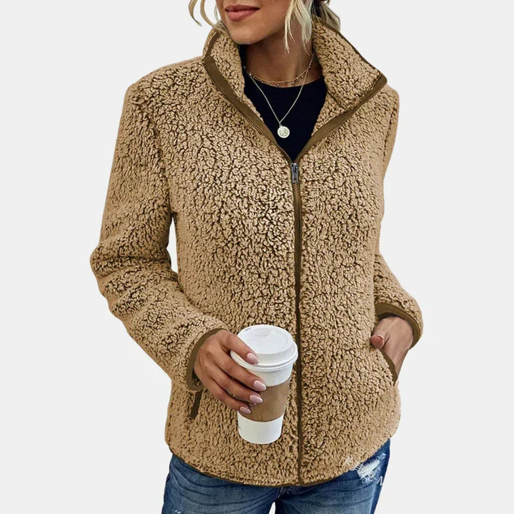 Sadhbh | Women's Relaxed Teddy Fleece Jacket