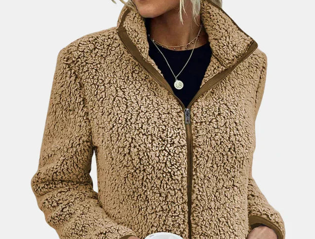 Sadhbh | Women's Relaxed Teddy Fleece Jacket