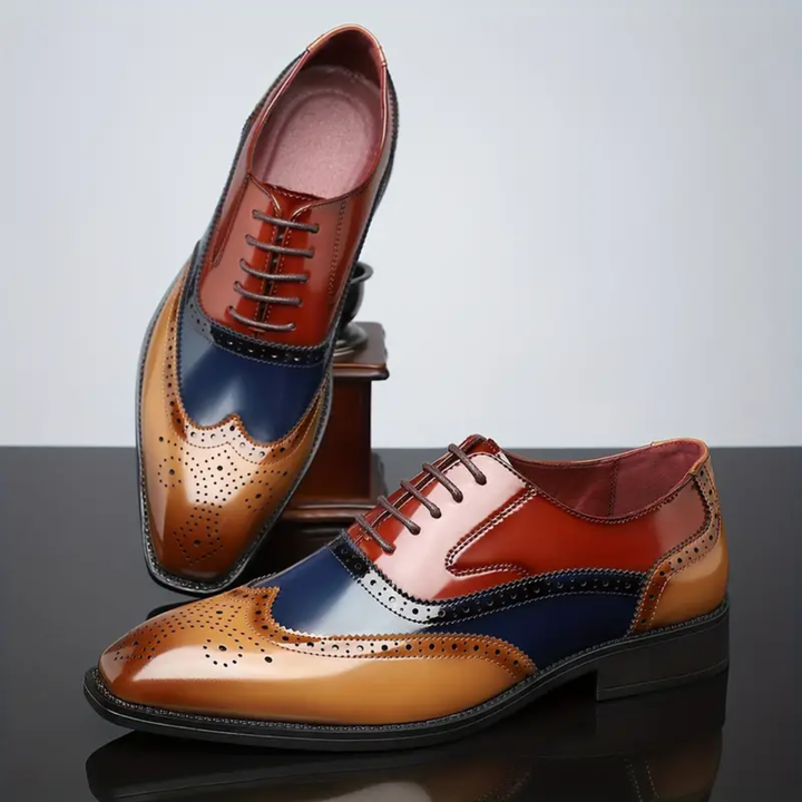 Seán | Men's Classic Wingtip Brogues with Cushioned Interior