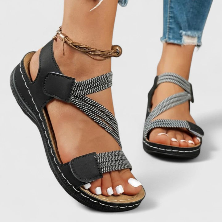 Marilyn | Elegant Cushioned Sandals with Supportive Footbed