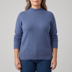 Marian | Women's Cashmere-Feel Mock Neck Sweater