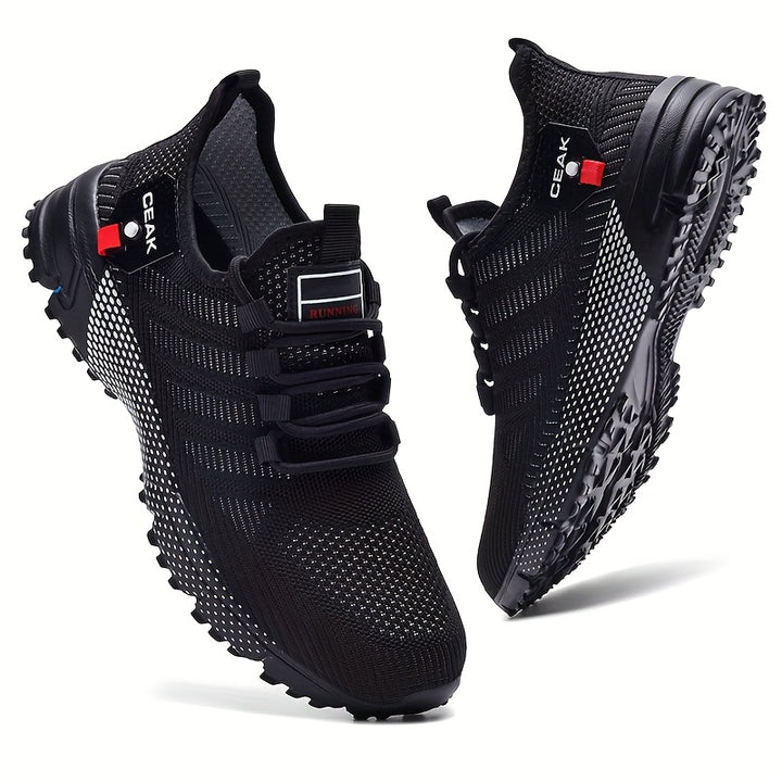 Men's Breathable Mesh Cushioned Lace Up Trainers 13