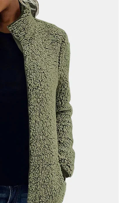 Sadhbh | Women's Relaxed Teddy Fleece Jacket
