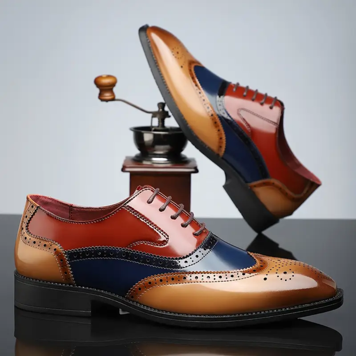 Seán | Men's Classic Wingtip Brogues with Cushioned Interior