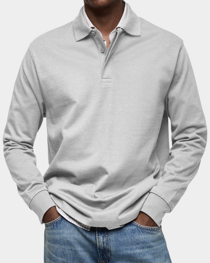 Fintan | Men's Long-Sleeve Polo Shirt