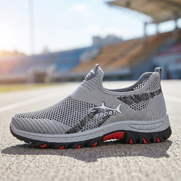 Men's Breathable Mesh Slip On Trainers 9