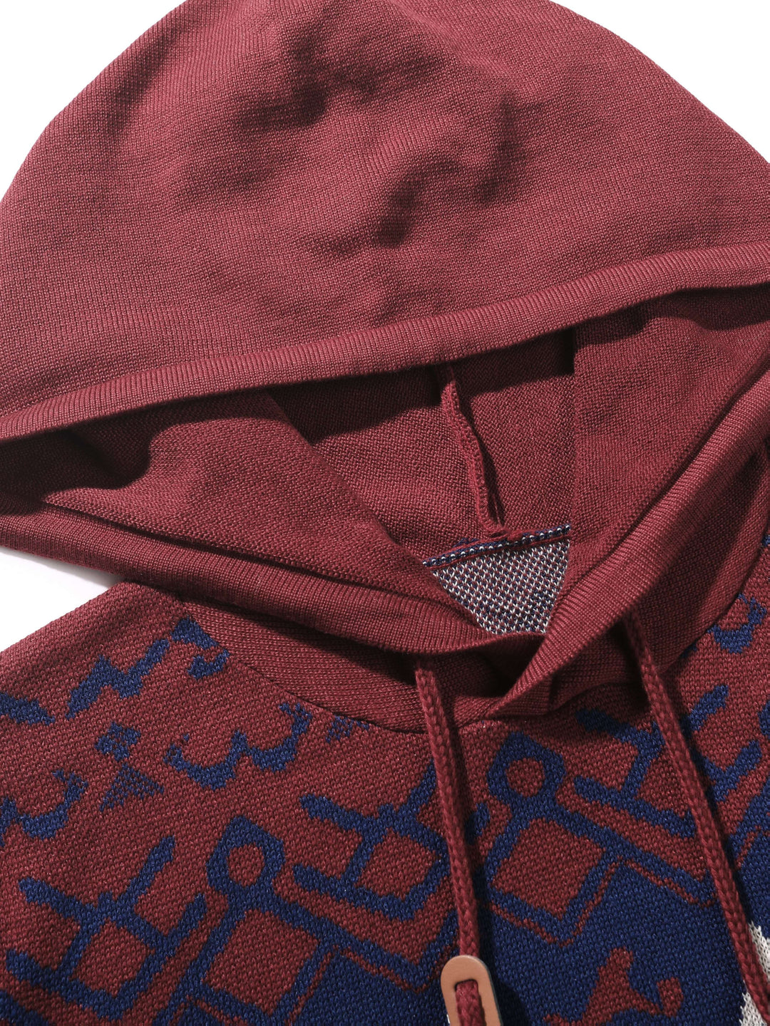 Men's Reindeer Knitted Christmas Hoodie