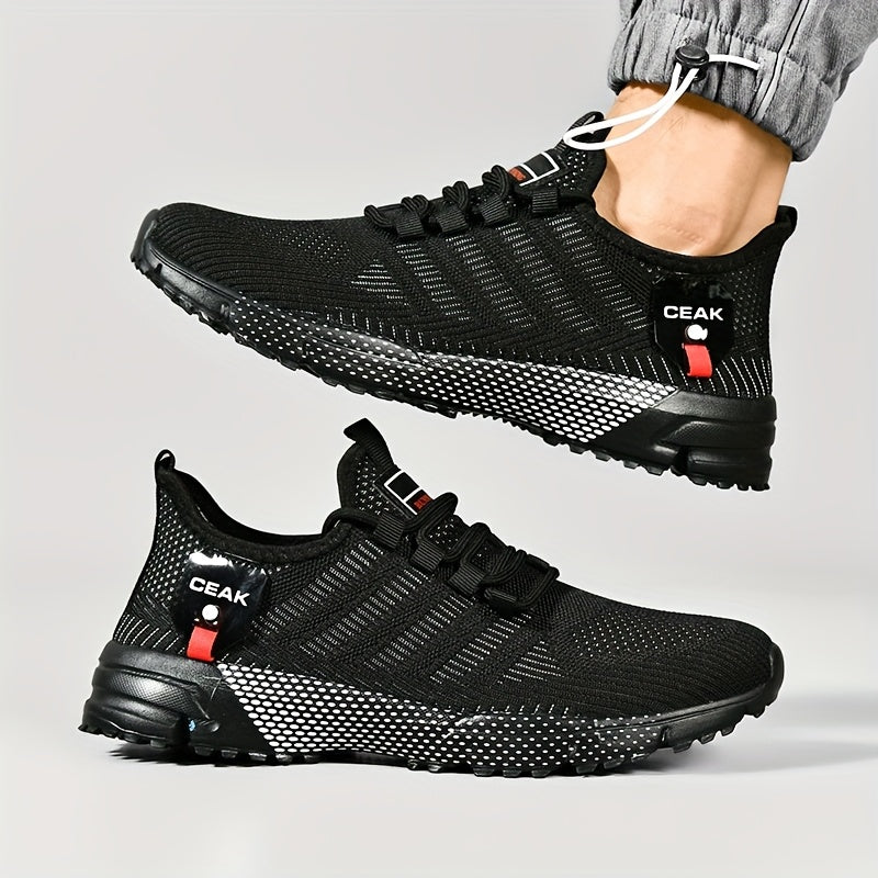 Men's Breathable Mesh Cushioned Lace Up Trainers 8