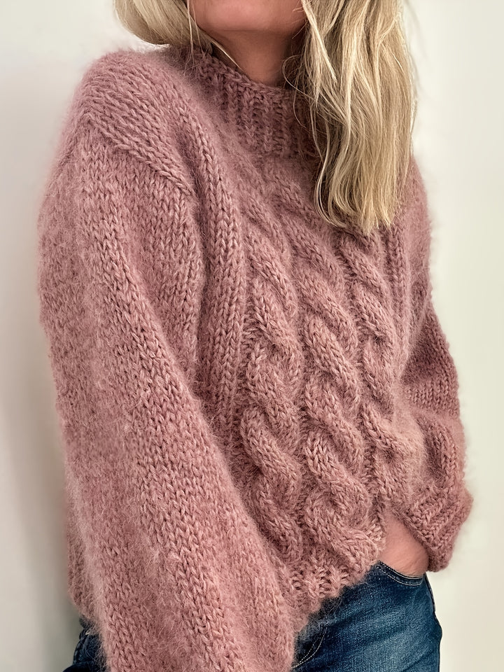 Women's Chunky Cable Knit Aran Jumper 4