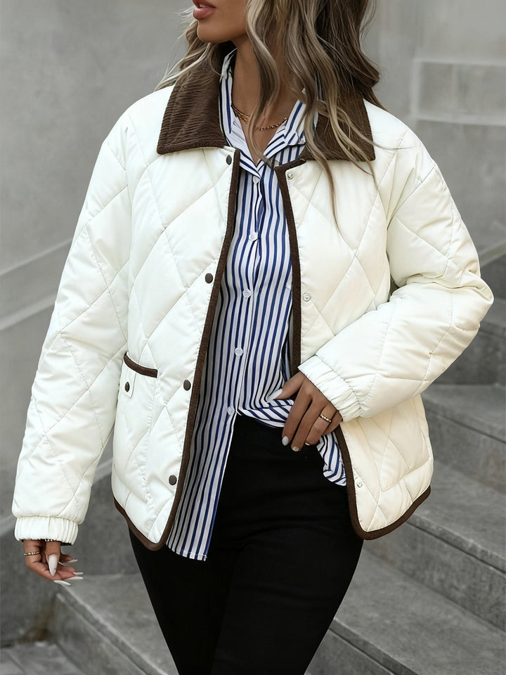 Sorcha | Women's Diamond-Quilted Relaxed Padded Jacket