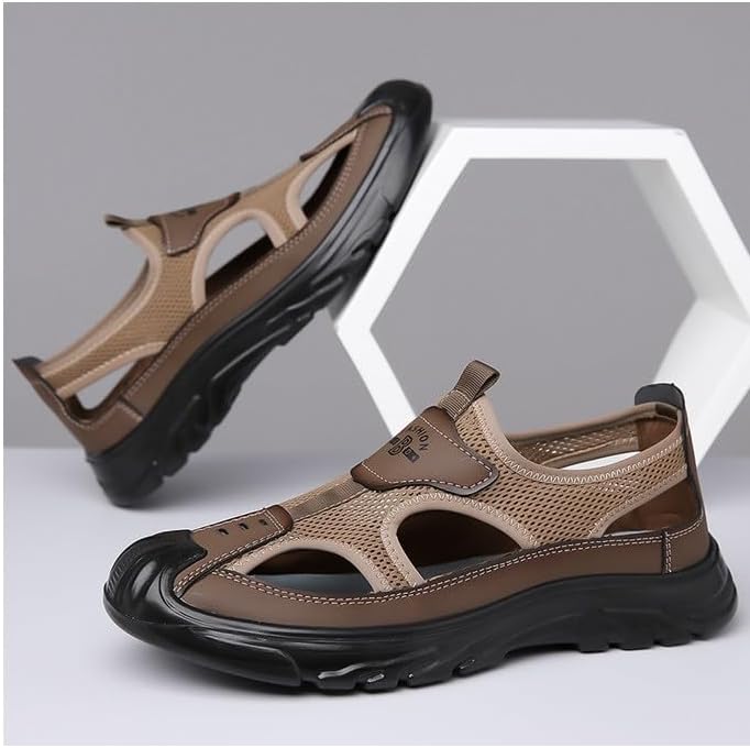 Brogan | Men's Closed-Toe Trail Sandals with Grip Sole