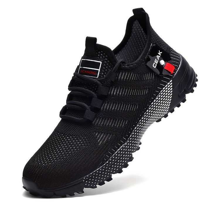 Men's Breathable Mesh Cushioned Lace Up Trainers 5