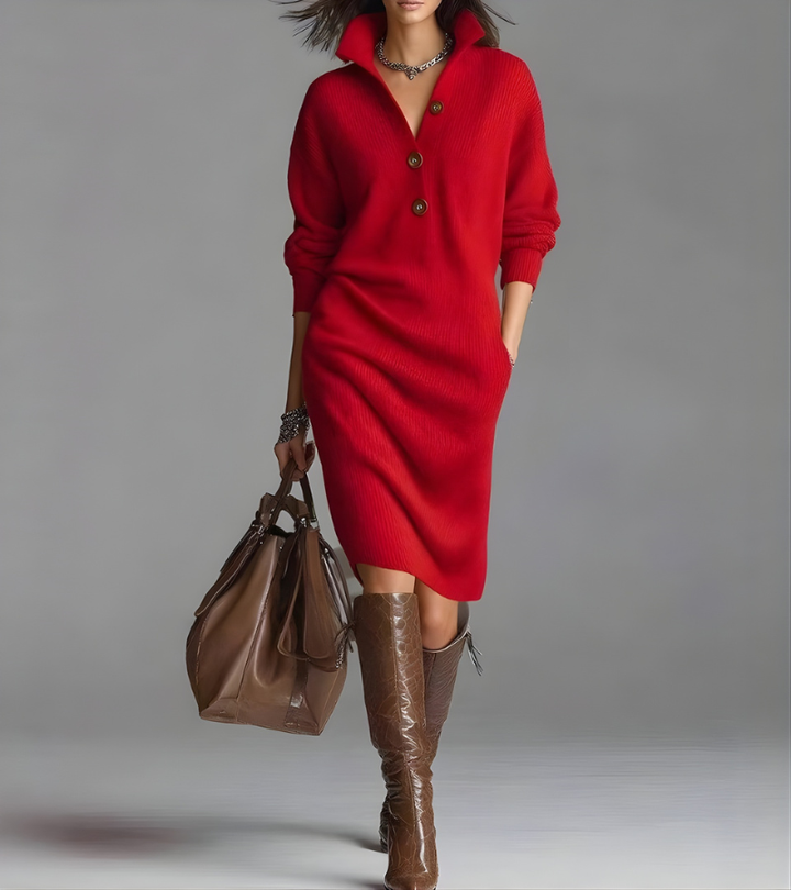 Maeve | Women's Cozy Elegant Winter Dress