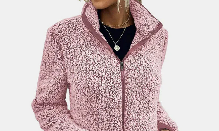 Sadhbh | Women's Relaxed Teddy Fleece Jacket