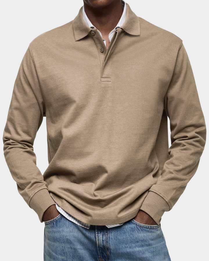 Fintan | Men's Long-Sleeve Polo Shirt