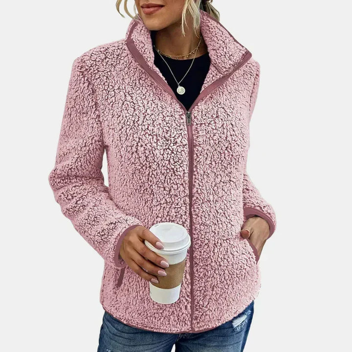 Sadhbh | Women's Relaxed Teddy Fleece Jacket