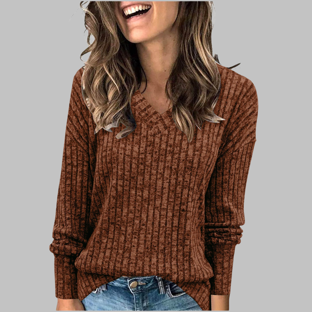 Women's Oversized Ribbed Knit Jumper