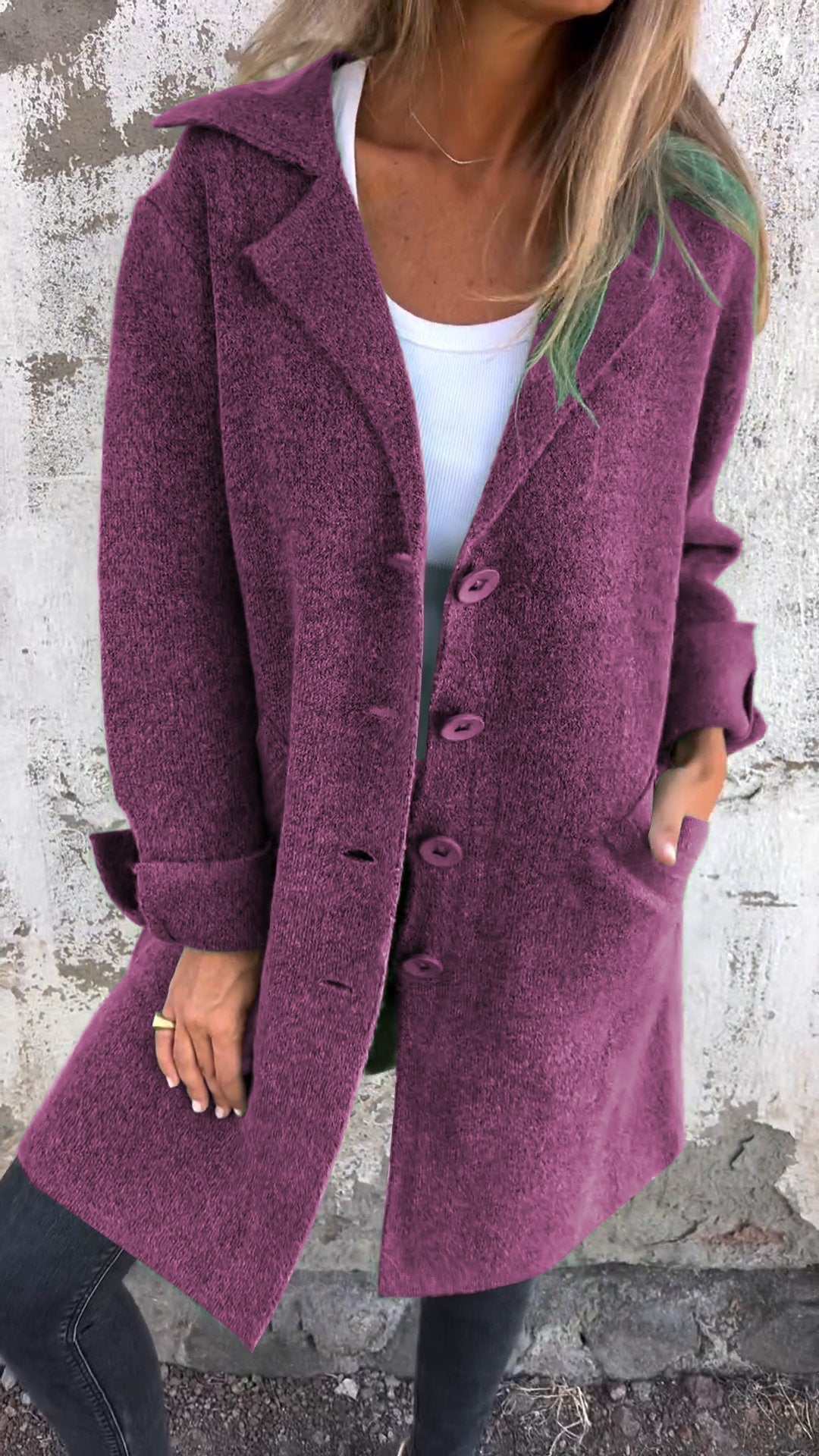 Aoife | Women's Woolen Longline Winter Coat