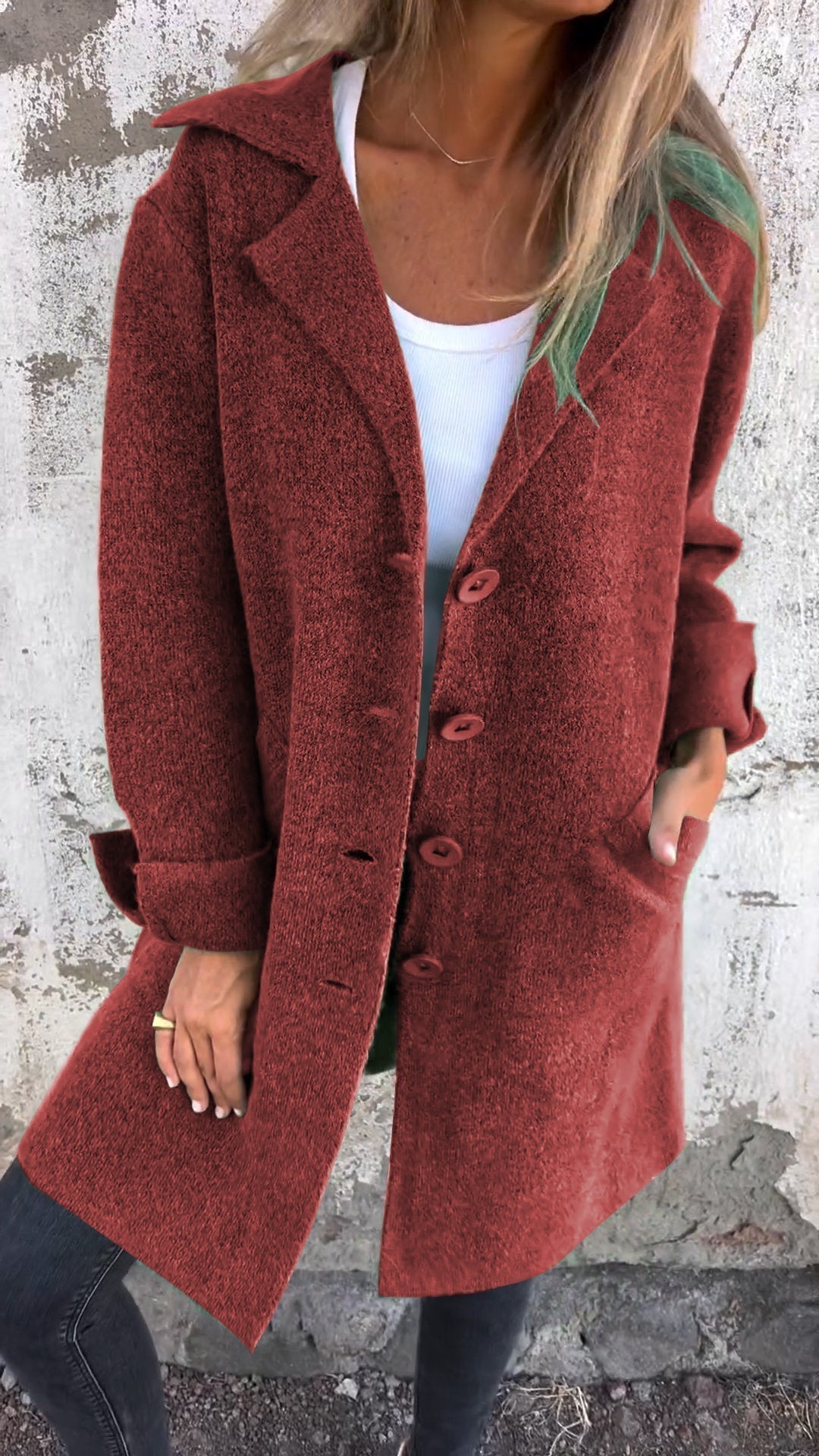 Aoife | Women's Woolen Longline Winter Coat