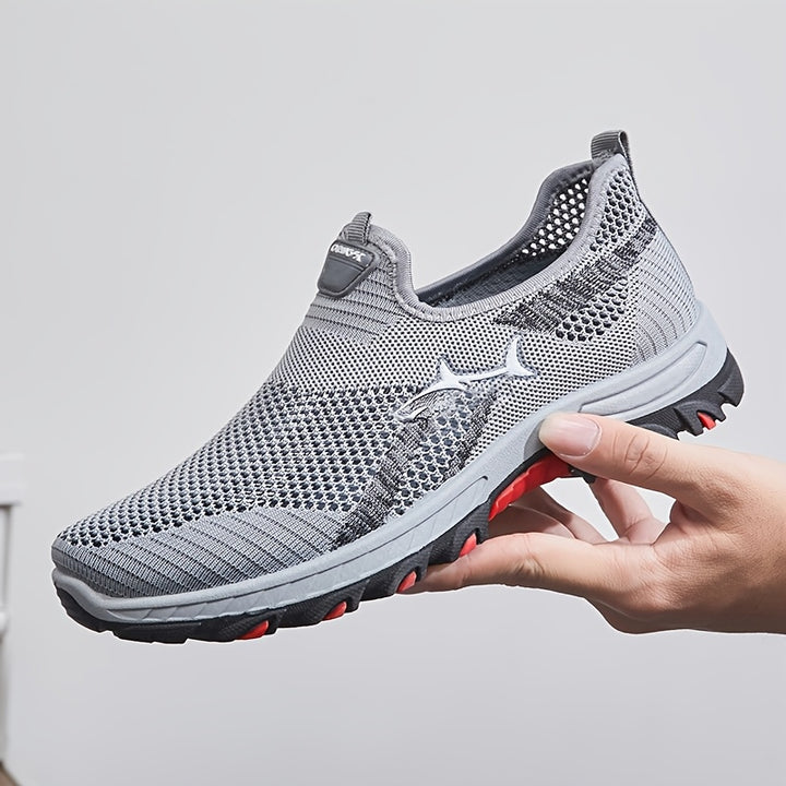 Men's Breathable Mesh Slip On Trainers 14