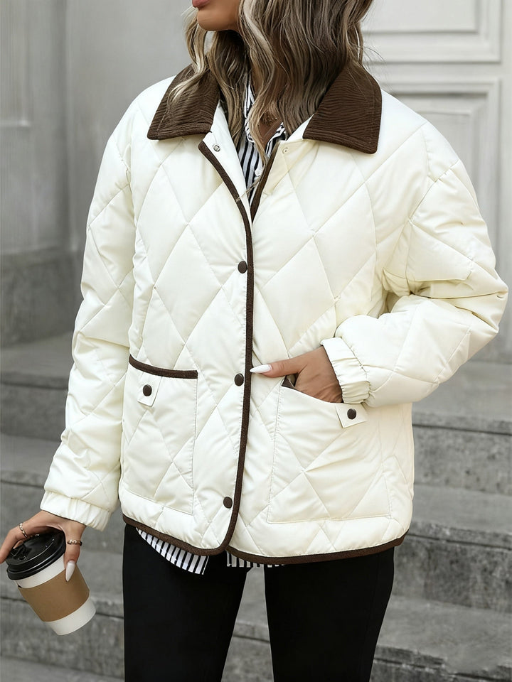 Sorcha | Women's Diamond-Quilted Relaxed Padded Jacket