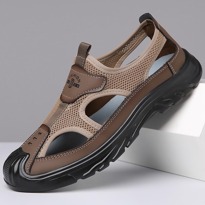 Brogan | Men's Closed-Toe Trail Sandals with Grip Sole