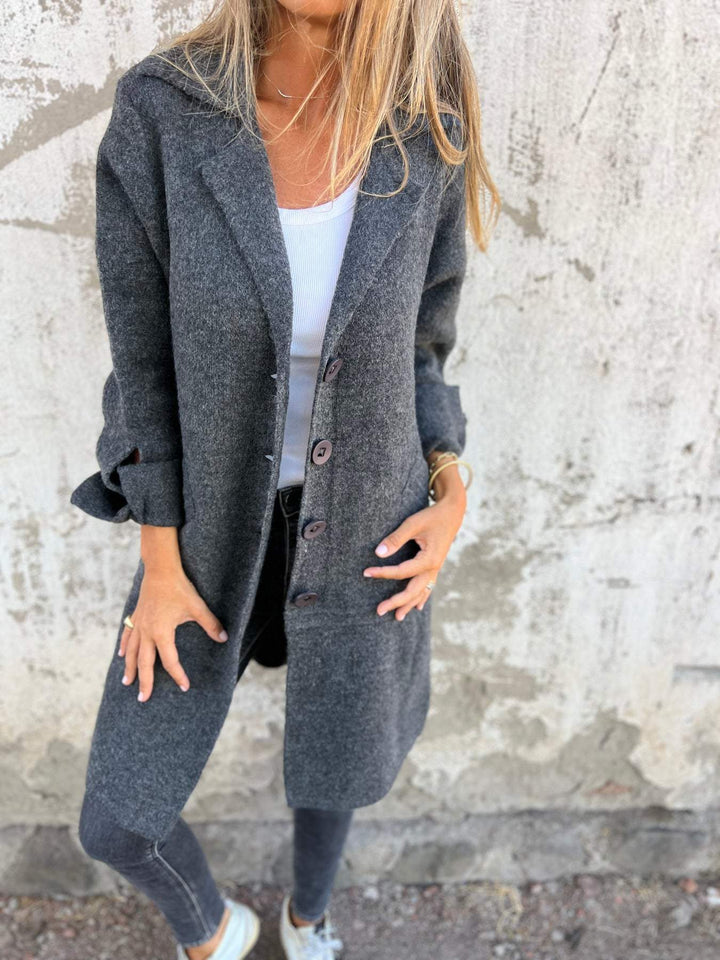 Aoife | Women's Woolen Longline Winter Coat