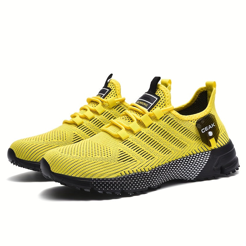 Men's Breathable Mesh Cushioned Lace Up Trainers 6