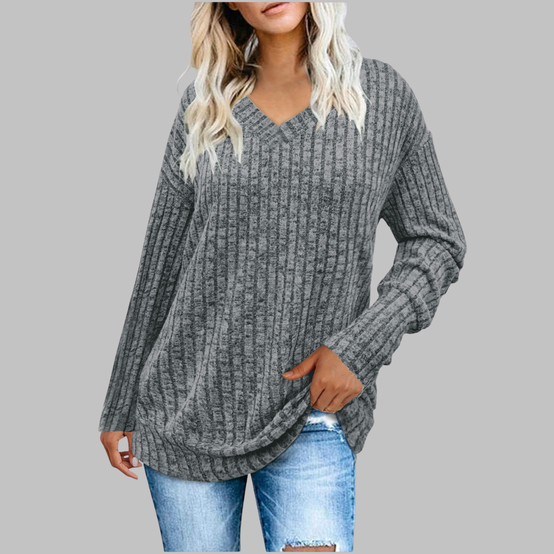 Women's Oversized Ribbed Knit Jumper