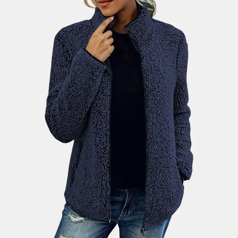Sadhbh | Women's Relaxed Teddy Fleece Jacket